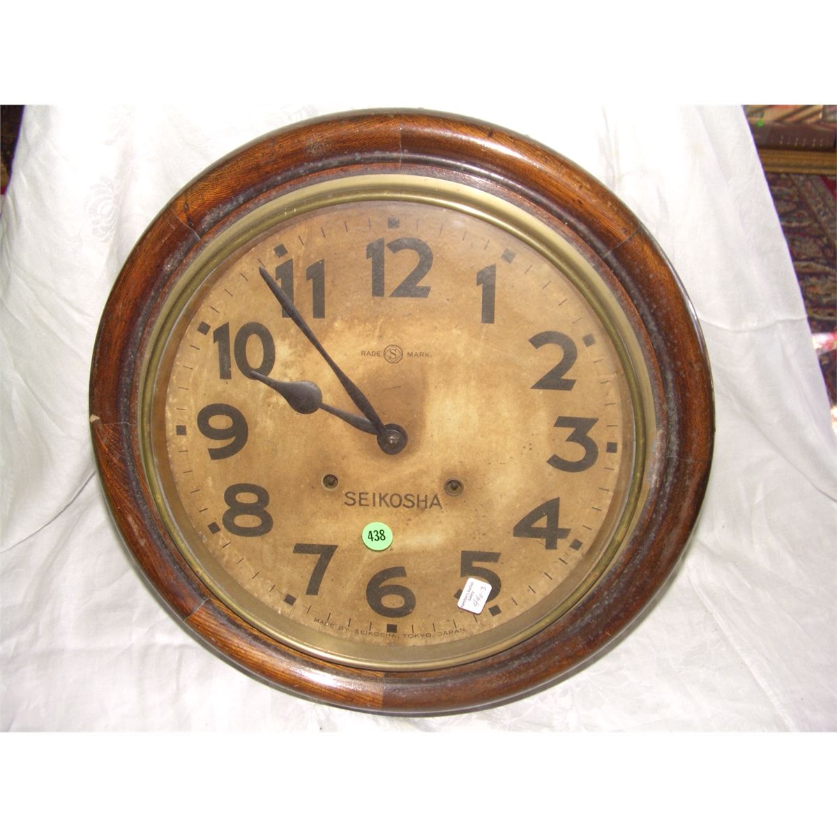 antique school house clock, Japan