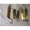 Image 1 : group of brass hook scales