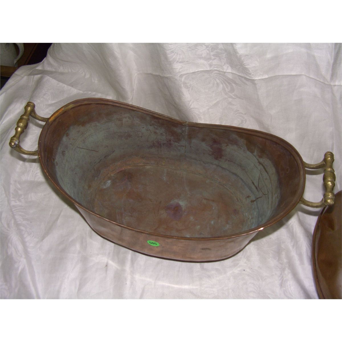 brass and copper foot bath?