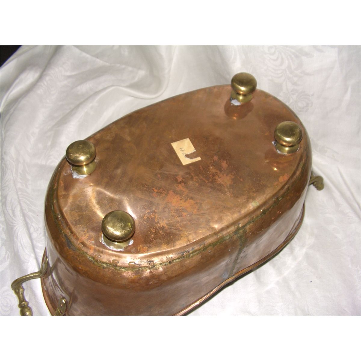 brass and copper foot bath?