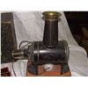 Image 2 : vintage childs toy metal magic lantern set in case  with glass color slides