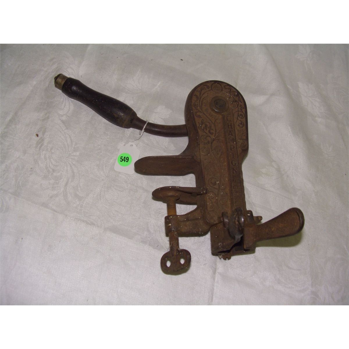 Vintage Cast Iron Champion Corkscrew Wine Bottle Opener