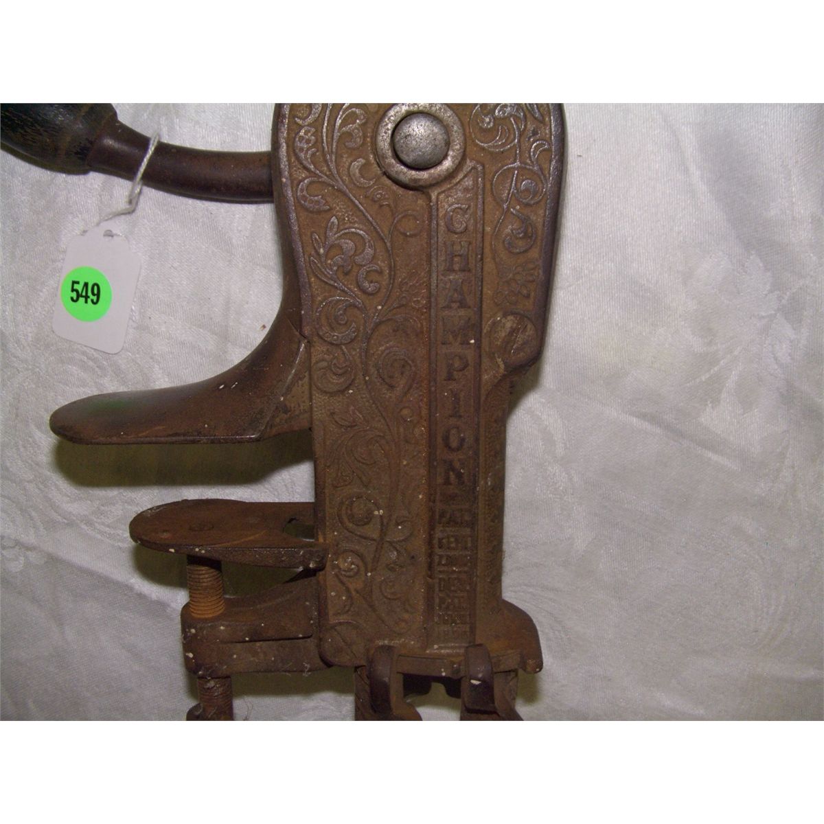 Vintage Cast Iron Champion Corkscrew Wine Bottle Opener