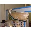 Image 2 : copper whale weathervane age?, also whale has split where road goes in, needs repair to display