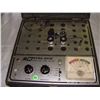Image 2 : vintage tube tester with chart book