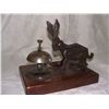 Image 2 : antique metal cigar tip cutter with rabbit