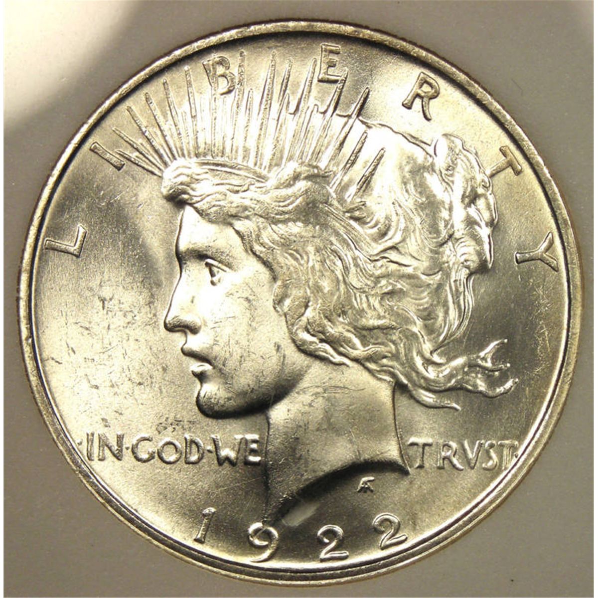 1922 Brilliant Uncirculated Silver Peace Dollar