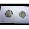 Image 2 : 1917 & 17-S MERCURY DIMES