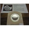 Image 2 : 2 OZ STERLING SILVER REMBRANDT PROOF MEDAL