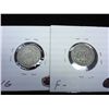 Image 2 : 1907-D & 11-D BARBER DIMES BOTH (VERY GOOD+)
