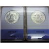 Image 2 : 1950 & 50-D FRANKLIN HALF DOLLARS MS65
