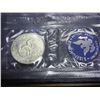 Image 2 : 1974-S IKE SILVER DOLLAR (UNC) BLUE PACK