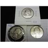 1937,39 & 42-S WASHINGTON SILVER QUARTERS