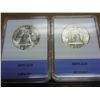 Image 2 : 1960 & 60-D FRANKLIN HALF DOLLARS MS65