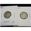 Image 1 : 1926 & 26-D MERCURY DIMES