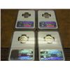 Image 2 : 4 NGC SLABBED NICKELS SEE DESCRIPTION