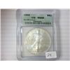 Image 1 : 1995 AMERICAN SILVER EAGLE ICG MS69
