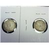 Image 2 : 1907 & 1919 CANADA SILVER FIVE CENTS