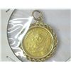 Image 1 : 1991 CHINA 1/20 OZ. GOLD PANDA IN BEZEL