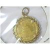 Image 2 : 1991 CHINA 1/20 OZ. GOLD PANDA IN BEZEL