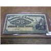 Image 1 : 1900 CANADA 25 CENT FRACTIONAL NOTE