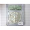 Image 1 : 1989 AMERICAN SILVER EAGLE ICG MS69