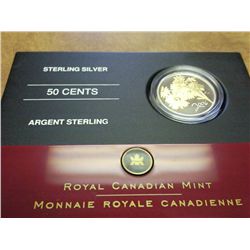 2006 CANADA STERLING SILVER 50 CENT COLORIZED