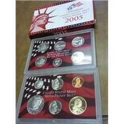 2005 US SILVER PROOF SET (WITH BOX)