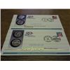 Image 1 : 2 US MINT STATE QUARTER FDC'S NEW JERSEY & TEXAS