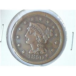 1850 US LARGE CENT (VERY FINE)