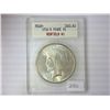 Image 1 : REDFIELD 1926-S PEACE SILVER $ BLANCHARD MS60+