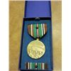 Image 1 : US CAMPAIGN AND SERVICE MEDAL WITH RIBBON