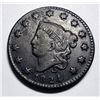 Image 1 : 1824 large penny  VF dark chocolate color