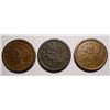 Image 1 : 2 1851 XF/AU dark and  a  VF/XF nice color--1856  XF/AU near perfect color