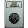 Image 1 : 1954 proof Franklin half $ NGC66