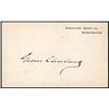 Image 1 : Autographs   Grover Cleveland Autograph on a 