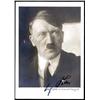 Image 1 : Autographs   Adolph Hitler Signed Photo Hitle