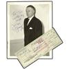 Image 1 : Autographs   George Jessel Autograph on an 8x