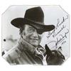 Image 1 : Autographs   John Wayne Autograph on an 8.5x7