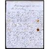 Image 1 : Manuscripts   Four Page Lincoln Campaign Lett