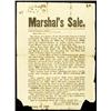 Image 1 : Slave Documents   Feb 12, 1850 "Marshals Sale