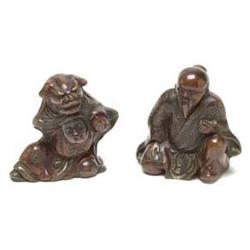 Art Asian Art  Miniature Bronze Figurines. Pa