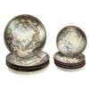 Image 1 : Art Asian Art  Hand Painted Dragon Plates. Se