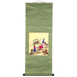 Art Asian Art  Go Fly a Kite. Chinese Silk Em
