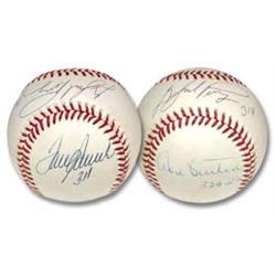 Sports Baseball Signed Balls 300 Wins Club Si