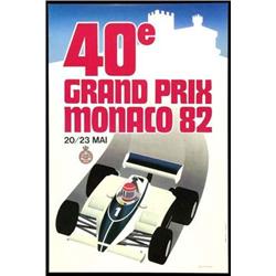 Sports Auto Racing  1982 & 1986 Monaco Grand 