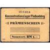 Image 1 : JUDAICA Flossenburg  RM 1.- Pramienschein (Pr