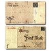 Image 1 : JUDAICA Litzmannstadt  1940, "Funf Mark" Note
