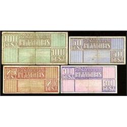 JUDAICA Westerbork  Currency The complete set