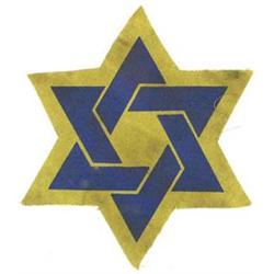 JUDAICA Warsaw Ghetto   Star of David (5.5x5"